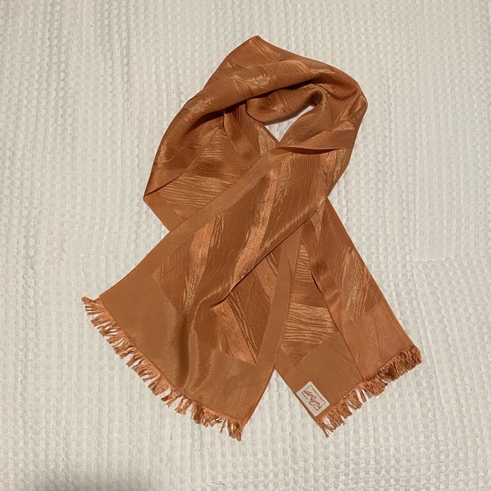 Vanette Creations French
Reproduction Hand Rolled Silk Scarf
Brown